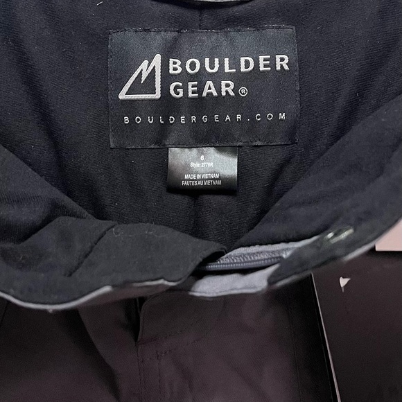 NWT Boulder Gear Cleo Insulated Snow Ski Pants in Gray (Volcanic Glass) - Sz 6 - Picture 6 of 8